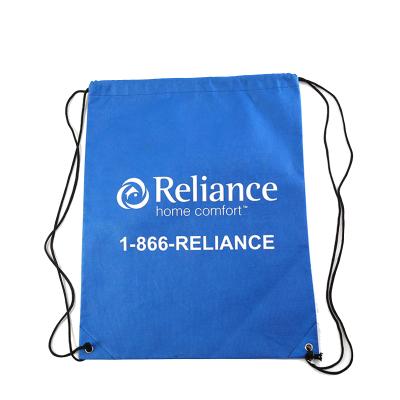 China High Quality Eco - Friendly Custom Design Drawstring Bag Polyester Nylon Promotional Bag for sale