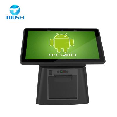 China Windows Android SDK Dual Screen POS System Cash Register Terminal For Sale for sale