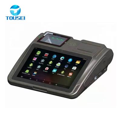 China Safe SDK Restaurant Tablet Cash Register Ordering Support With 58mm Receipt Printer IPS Terminal POS Android System POS for sale