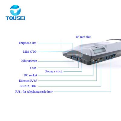 China SDK Desktop Touch Pad With Qr Code Scanner Built In Printer Lottery Terminal Desk POS Devices Cash Register Tool for sale