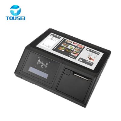 China Android 9.0 SDK Touch Screen Cash Register POS Systems Machine With Printer For Retail for sale