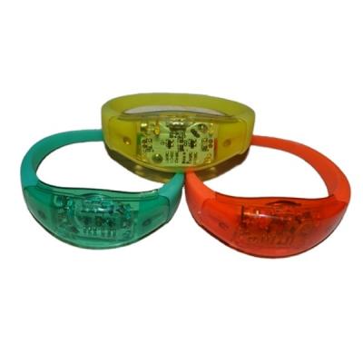 China ABS+ Silicone New Design Lover Led Bracelet Concert Led Bracelet for sale