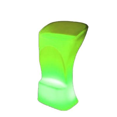 China Modern Lady Seat Led High Cocktail Light Bar Stools for sale