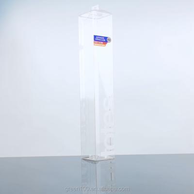 China Recyclable Transparent PVC Box For Pen Display Christmas Apple Box PVC Cake Box for sale