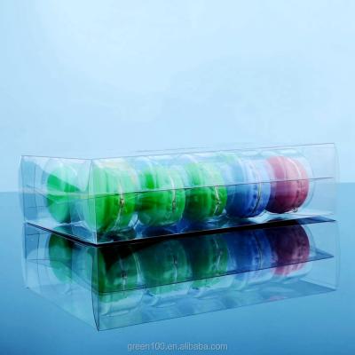 China Recyclable Plastic Macaroons Blister Tray Macaron Box Gift Packaging With Blister Cookie Box for sale