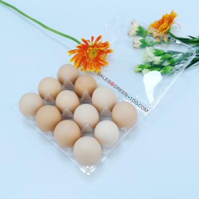 China Environmental Friendly Degradable Transparent Food Egg Packaging Box Manufacturers Egg Packaging Suppliers for sale