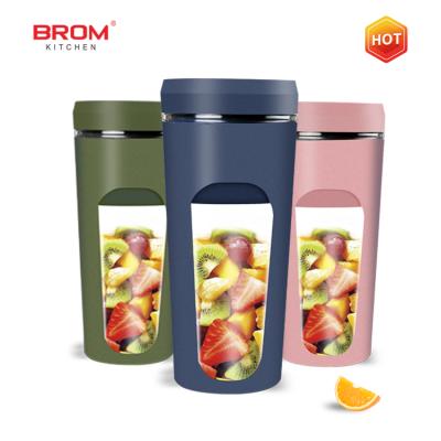 China Eco-friendly Mini Gift Juicer Stainless Steel Portable USB Rechargeable Personal Blender for sale