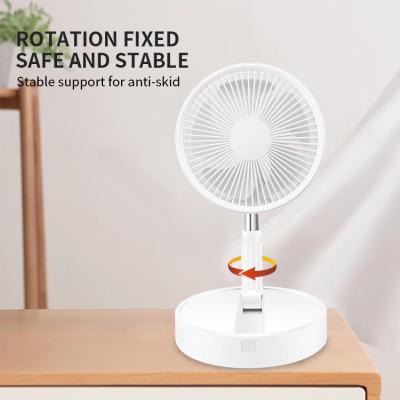 China Lower Noise Portable Table Stand Hand Fans Electric Charging Desktop Fan for sale