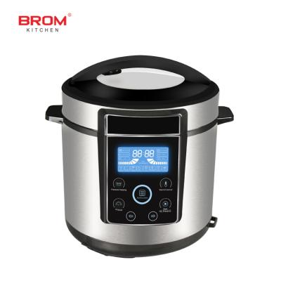 China 5L Rice Hot Aluminum Indoor Multifunctional Electric Pressure Cooker Multifunctional Digital Pot Instapot Hotel OEM Non Stick Hotel Selling Stainless Steel for sale