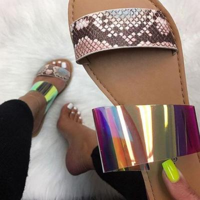 China Fashion trend wild simple retro non-slip new summer new sandals women's flat shoes for sale