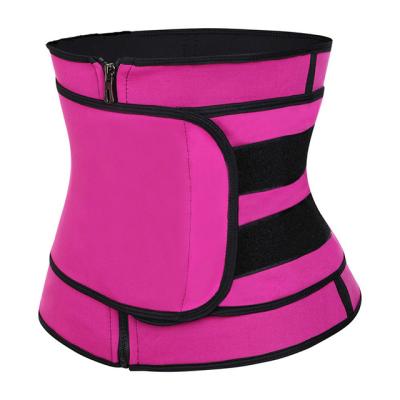 China Custom Adjustable Sports Fitness Exercise Waist Trimmer Neoprene Shaper Waist Trainers for sale