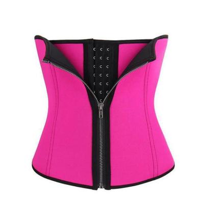 China Wholesale High Quality Sweated Adjustable Sports Fitness Exercise Waist Trimmer Belt Workout Shaper Waist Trainer for sale