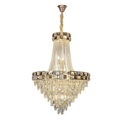 China Traditional High Quality Luxury Hotel Living Room Bedroom Chandeliers Style Lamp Crystal Chandelier for sale