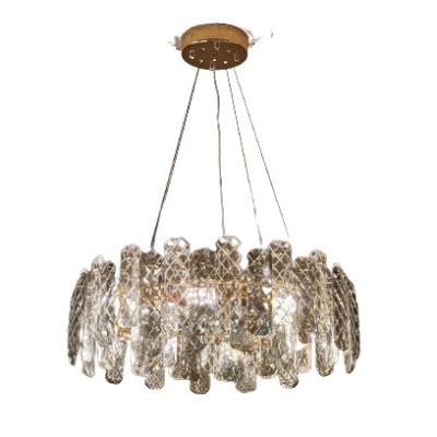 China Round Lamp Crystal Lamp Hot Sale Traditional High Quality Modern Indoor Living Room Chandelier for sale