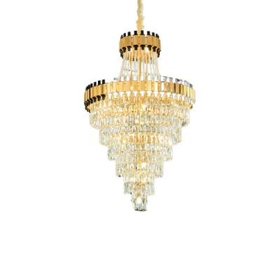 China Best Selling Fashion Traditional Design Ceiling Lamp Living Room Indoor Luxury Crystal Lamp Style for sale