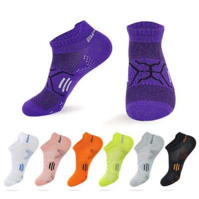 China Wholesale Custom Breathable Summer Women Men Cotton Color Sport Breathe Away Thin Short Socks for sale