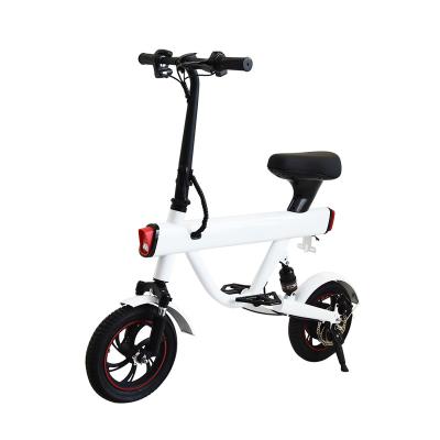 China DYU V1 12inch Two Wheel Steel DYU V1 12inch Two Wheel Cheap Portable Electric Bike 10Ah Lithium Battery Foldable Electric Scooter for sale