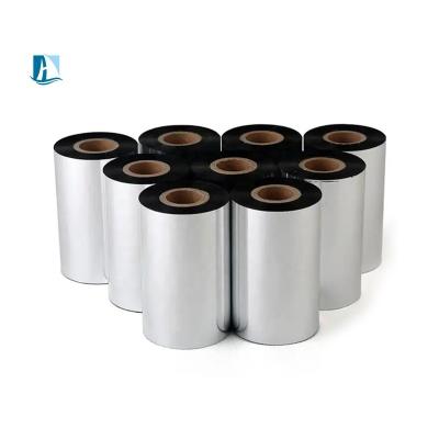 China Kleurrijk warmteoverdracht Jumbo Roll Wax Ribbon Hars Ribbon voor label sticker printer Te koop