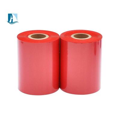 China Blue Wax / Resin Grade Thermal Transfer Ribbon A Grade 110mm Width Printer Ribbon Blue for sale