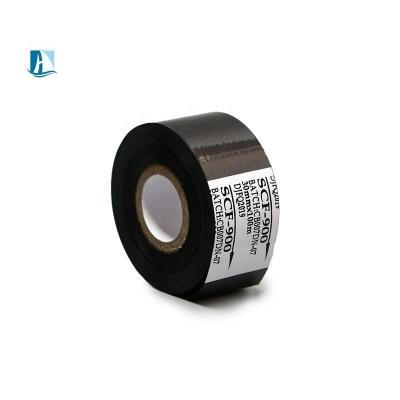 China Coding Machine Hot Coding Foil Black Date Coding Ribbon for 30mm Width Hot Stamping Foil for sale