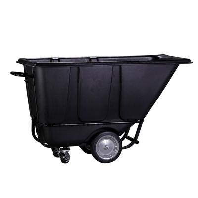 China AG007 Storage Tilt Truck 1/2 Yard Storage Transit Cart Rotomolding Cart for sale