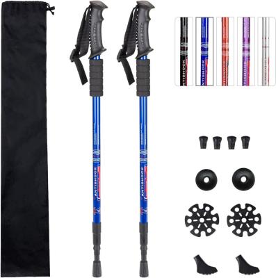 China Cork Hiking Trekking Poles,Collapsible Lightweight Hiking or Walking Sticks,Adjustable Hiking Pole for Men and Women for sale