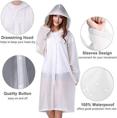 China Single-person Rainwear Rain Ponchos for Adults Reusable,Raincoats Waterproof for Women Men with Hood for sale