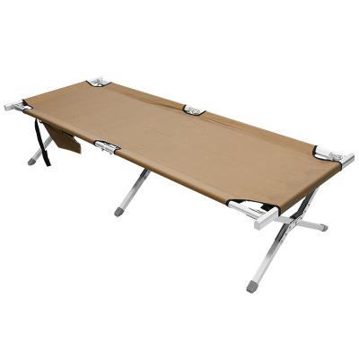 China Foldable Folding Camping Cot for Adults Heavy Duty,Extra Wide Portable Sleeping Cots for Camp Office Use for sale