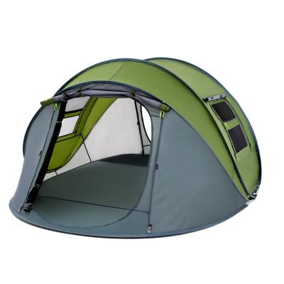 China Extended Type 2 3 4 Person Tent waterproof Family foldable tents for camping outdoor Hiking or Beach for sale