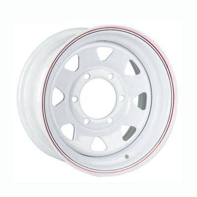 China Head To Trailer And Vehicle Ford Wheelsky Factory 16 Inch Direct 16x7J 6x139.7 Eight Spoke Off Road 4x4 Car Wheel Steel Rim for sale