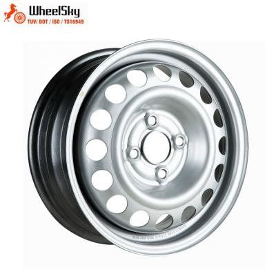 China Made For Honda Civic Wheelsky 454204 14x5.0 PCD 4x100 14 Inch Steel Car Wheel Rims Tape Right End for sale