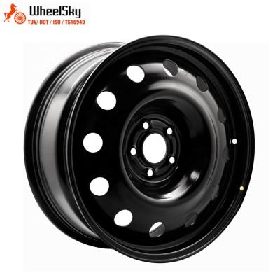 China Made For 895605 Black Winter Subaru / Impreza Wheelsky Forester 18 Inch 18x7.5 PCD 5x112 Passenger Car Wheel Steel Rims for sale