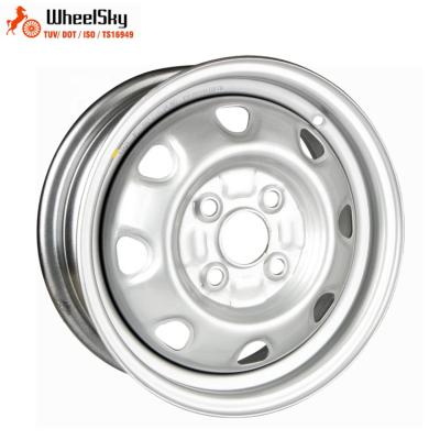 China For Suzuki Alto Wheelsky 334201 high performance 13x4.5 pcd 4x100 13 inch snow wheel black steel rims for sale for sale