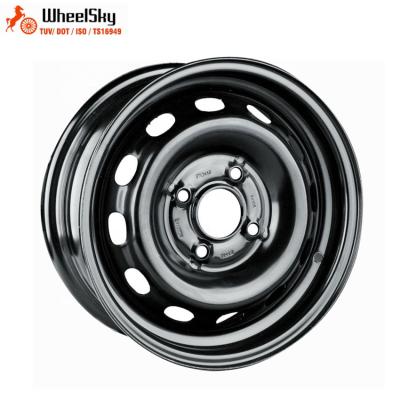 China Made For Audi Wheelsky 80/90/100/200 454401 14 Inch 14x5.5 4x108 Stable End Passenger Car Steel Rims for sale