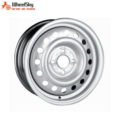 China For Lada Wheelsky 2110-2112/1117-1119 454102 14x5.5 4x98 14 Inch Black Steel Car Wheel Rims for sale