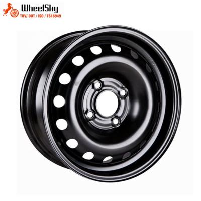 China Made For Citroen C2 Wheelsky 454406 14x5.5 4x108 Passed Test 14 Inch Wheel Steel Rims For Passenger Car for sale