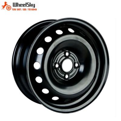 China For Opel Agila Wheelsky 554202 15x5.5 4x100 Black Rim For Passenger Car Steel 15 Inch for sale