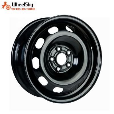 China For Chrysler PT Cruiser / Cabrio PT Wheelsky 565205 15 Inch 15x6.0 5x100 Black E-Coating Passenger Car Wheel Rims for sale