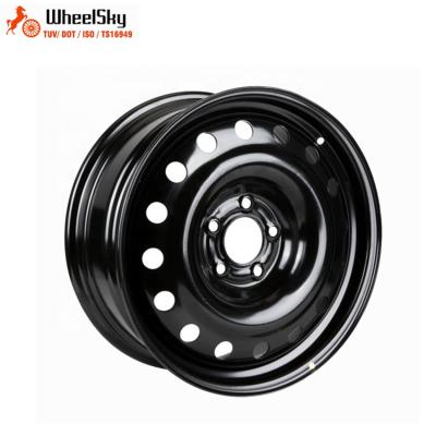 China Car Head For Renault Kaptur Wheelsky Factory Direct Popular 17 Inch 17x6.5 PCD 5x114.3 Steel Wheels 775701 for sale