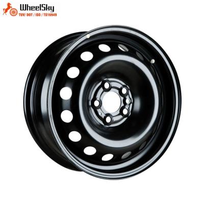 China For Fiat doblo (M1) 263 / Tipo 356 / 500L 199 Wheelsky 525101 15 Inch 15x4.0 PCD 5x98 Black Steel Spare Tire for sale