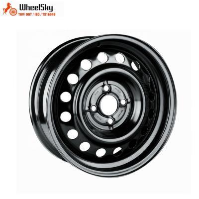 China For Fiat 500 (312) / Qubo (225 Wheelsky Hot Sale 15x4.0 PCD 4x98 Inch 15x4.0 Steel Car Spare Wheel Rim 524101 for sale