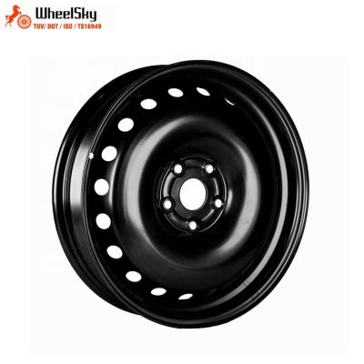 China For Mercedes-Benz Black Class A 17x4.0 5x112 Wheelsky 17 Spare Wheel Steel Rim for sale