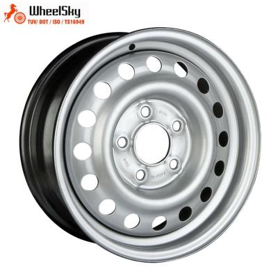 China Europe Trailer Wheel Wheelsky ET1455501-R12-S 14 Inch 14X5.5 5X112 900kg Steel Car Trailer Wheel Silver Rims for sale