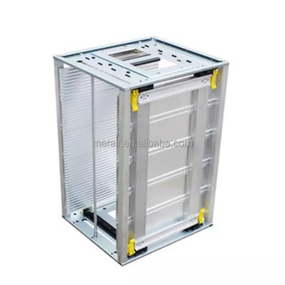 China SMT ESD PCB Magazine Rack esd moving storage PCB trolley magazine rack for sale