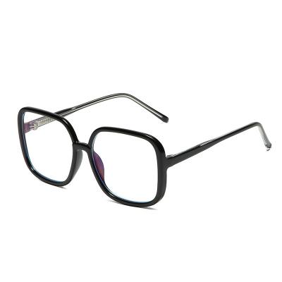 China 2022 Fashion High Quality Big Frame Blue Light Blocking Eyeglasses Optical Glasses for sale