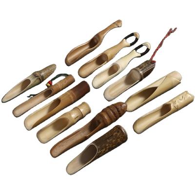 China Sustainable Eco-friendly Matcha Spoon Coffee Products Kitchen Tool Teaism Accessories Bamboo Tea Scoops for sale