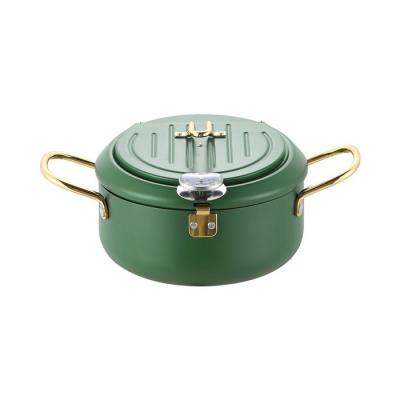 China Sustainable Japan Style Kitchen Equipment Induction Temperature Control Cooking Pot Fryer for sale