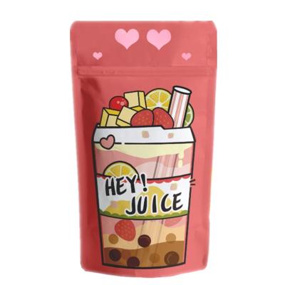 China Plastic Freshness Preservation Bachelor Party Juice Coffee Drinking Bag Food Storage Printing 500Ml Drinks Pouch With Straw for sale