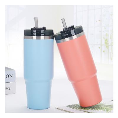 China 20OZ New Sustainable Brand 304 Stainless Steel Double Wall Insulated Displacement Recycling Tumbler Car Mug for sale