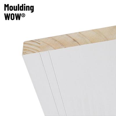 China Modern Solid Wood Skirting Wood Molding For Stairs Custom Molding MDF Wooden Skirting Molding for sale